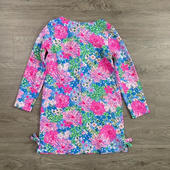 LITTLE‎ LILLY LONG SLEEVE MULTI LIL SOIREE ALL DAY Floral Dress for Kids - Picture 6 of 6